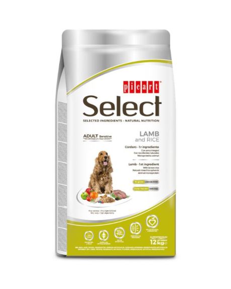 Picart Select Sensitive Adult Cordeiro 12 kg