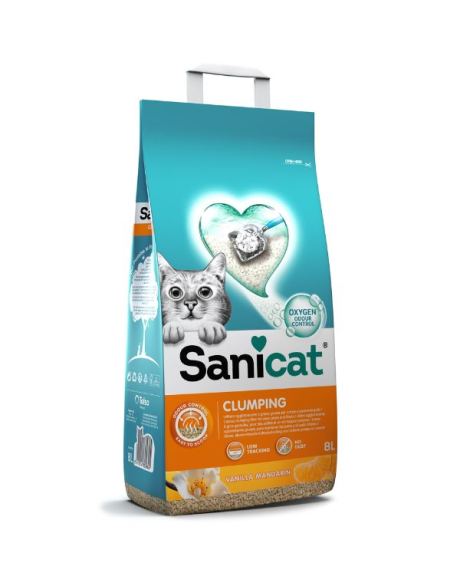 Sanicat Clumping White Duo Tangerina