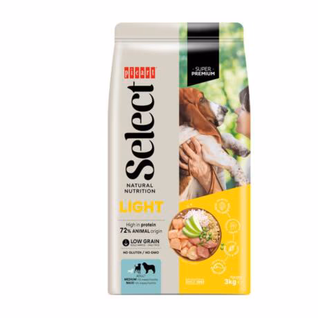 Picart Select Light Sterilised de frango e arroz para controlo do peso