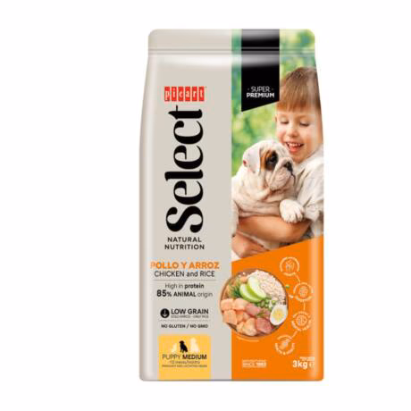 Picart Select Puppy Medium de frango e arroz para cachorro médio