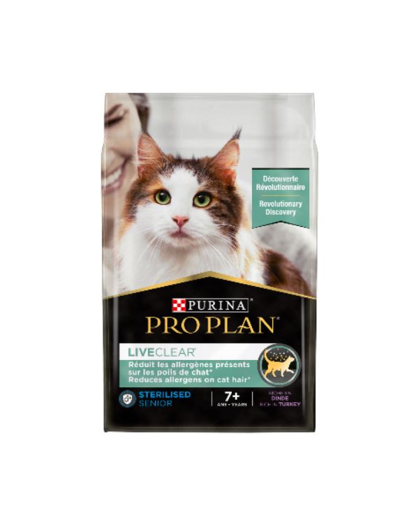 Pro Plan Cat Liveclear Sterilized Adult 7+ Turkey