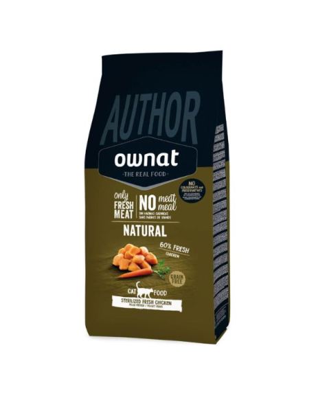 Ownat Author GF Sterilized Fresh Chicken para Gatos