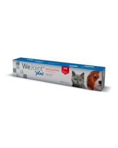 WeJoint Plus é um alimento complementar para cães e gatos, desenvolvido para o auxílio e suporte nutricional das articulações.