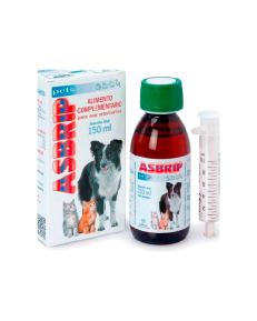 Asbrip Pets é um antissético e desinfetante das vias respiratórias superiores, especialmente indicado para a tosse do canil, que combina a ação antissética do eucalipto com a ação antiespasmódica do mentol.