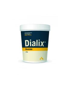 Dialix Oxalate 300g é um suplemento dietético para a prevenção ou tratamento de urólitos e cristais de oxalato de cálcio, cistina e urato na forma de migalhas de alta palatabilidade.