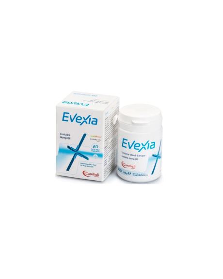 Evexia é um alimento complementar para cães e gatos. O óleo de cânhamo contido no Evexia contribui para a manutenção fisiológica da função sensorial.