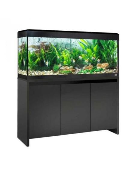 O Kit Fluval Roma 240L c/Iluminação Led Bluetooth + Móvel está disponível em 3 cores, portanto Carvalho, Nogueira e Preto.