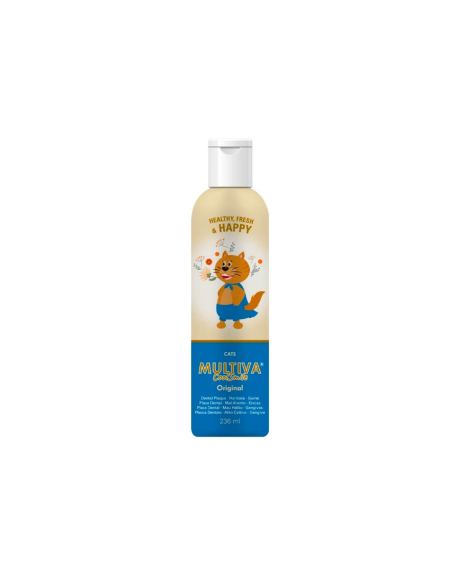 Multiva CoolSmile Original Cats é uma fórmula versátil que atinge as áreas mais inacessíveis da cavidade oral do seu animal de estimação para oferecer cuidados bucais completos e mantê-lo em ótimas condições.