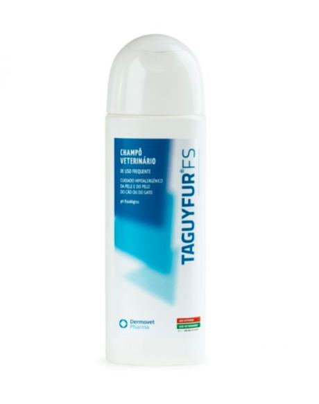 Taguyfur FS Champô Hipoalergénico trata-se de um champô veterinário hipoalergénico de uso frequente, está especialmente indicado na higiene e limpeza do cão.