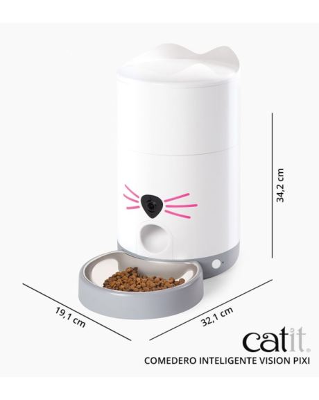 Alimentador inteligente Vision Catit PIXI medidas