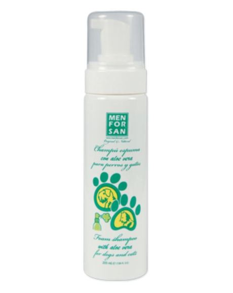 Menforsan Champô de Espuma com Aloé Vera para Cães 200 ml