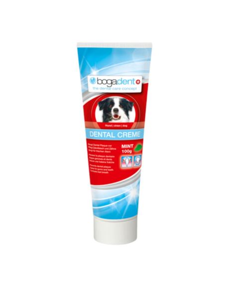 Bogadent Creme Dental é uma pasta para limpeza dentária e manutenção de hálito fresco. Acima de tudo, uma linha de prevenção e combate da placa bacteriana.