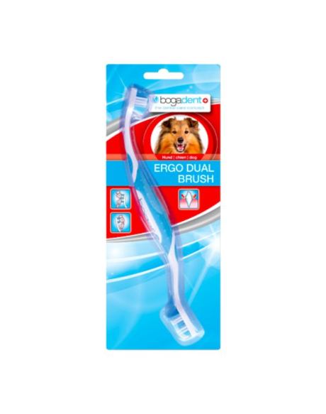 Bogadente Dedeira Silicone com design inovador que permite uma remoção suave da placa bacteriana indicada para cães.