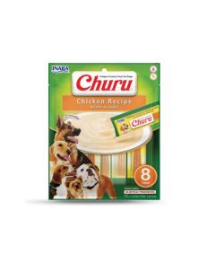 Churu Creamy Frango Cão feito com ingredientes saudáveis e de confiança.