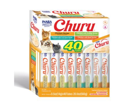 Churu Sortido Frango Gato 40 x 14gr
