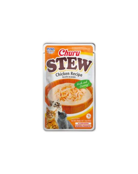 Churu Stew Frango feito com ingredientes saudáveis de confiança.