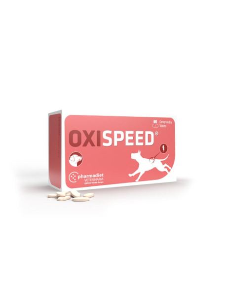 Oxispeed Cão é um suplemento dietético complementar em forma de comprimidos palatáveis para cães especialmente concebidos para atrasar os sinais de envelhecimento.