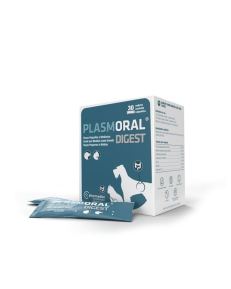 Plasmoral Digest 30 Saquetas é um suplemento alimentar saquetas monodoses em pó para o tratamento de diarreias prolongadas, indicado para cães e gatos.