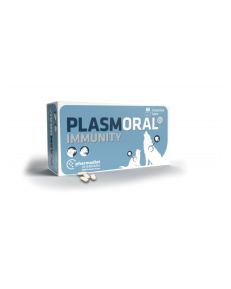 Plasmoral Immunity é o único alimento complementar à base de proteínas plasmáticas e outros ingredientes que auxiliam no funcionamento normal do sistema imunológico, indicado para cães e gatos.