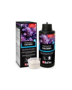 Reff Foudation A - Calcium+ (CA/SR/BA) contém sais misturados de cálcio e estrôncio na proporção exigida pelos corais e faz parte do programa completo de cuidados com os recifes da Red Sea.