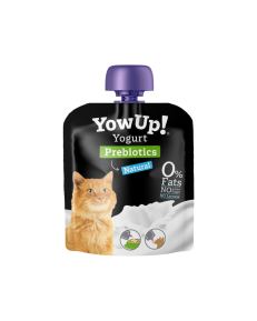 YowUp Iogurtes Prebiotics / Natural Gato 85 Gr é um yogurt para gato com prebióticos certificado por veterinários.