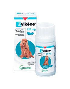 Zylkene 225 mg ajuda a minimizar a ansiedade em situações diversas, tais como viagens, mudanças de ambiente, comportamentos sociais, idas ao veterinário, fogo de artifício, entre outras.