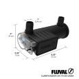 Clarificador UVC Fluval FX medidas