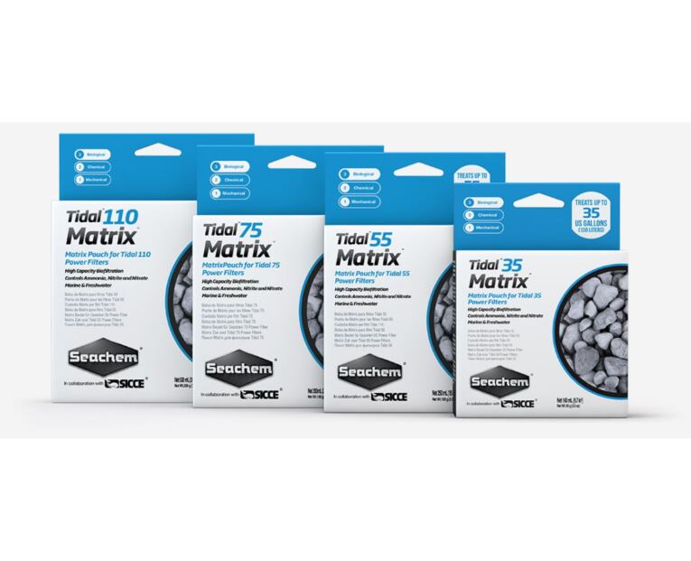 Seachem recarga Tidal bolsa Matrix todos