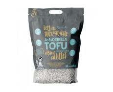 Areia de Tofu De Carvão E Clorexidina - Ferribiella 10 l