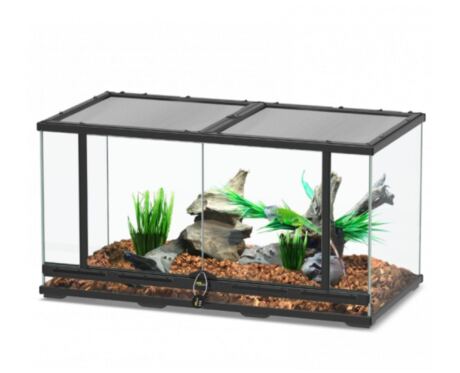 Terrário Premium Terratlantis 88 x 45 x 45 cm - Preto
