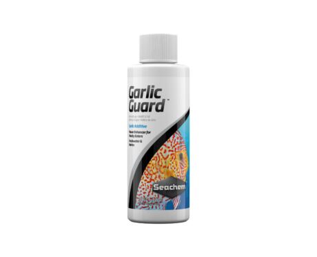 Seachem GarlicGuard é um intensificador de odor e sabor totalmente natural com aroma de alho para peixes de água doce e salgada.