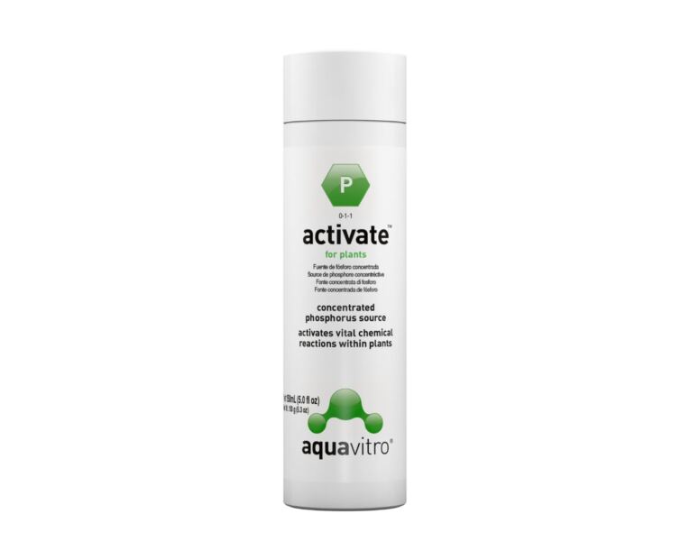 Aquavitro Activate, uma fonte concentrada de fósforo (6.000 mg/LP).
