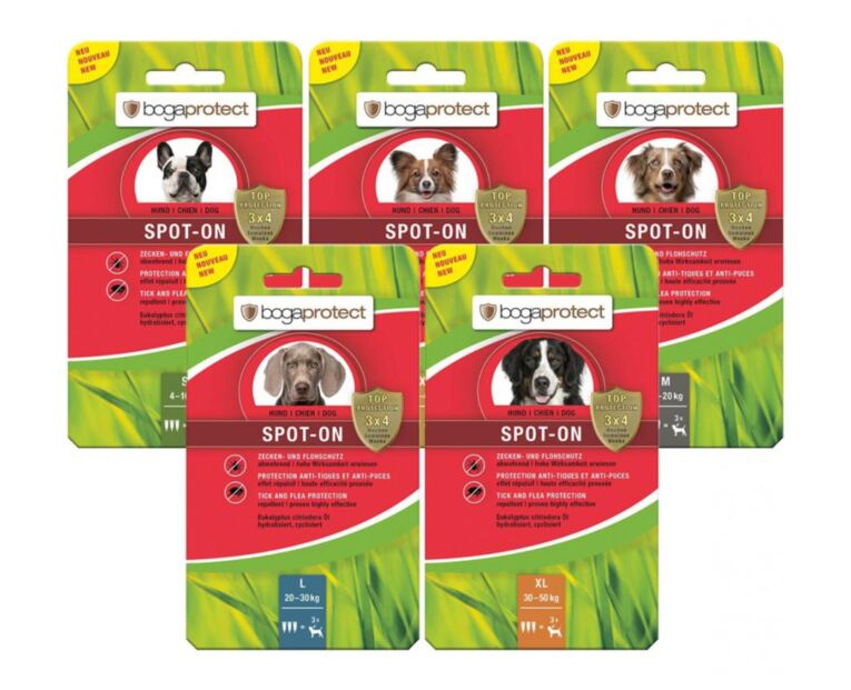 Pipetas Repelentes Bogaprotect Spot-On Cão