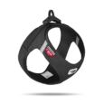 Peitoral Curli Clasp Vest Air-Mesh Preto indicado para cães pequenos e médios.