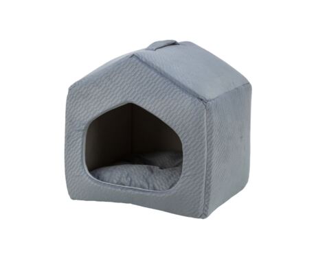 Gruta Alena é uma gruta para cães pequenos ou gatos, em formato de pirâmide dobrável.