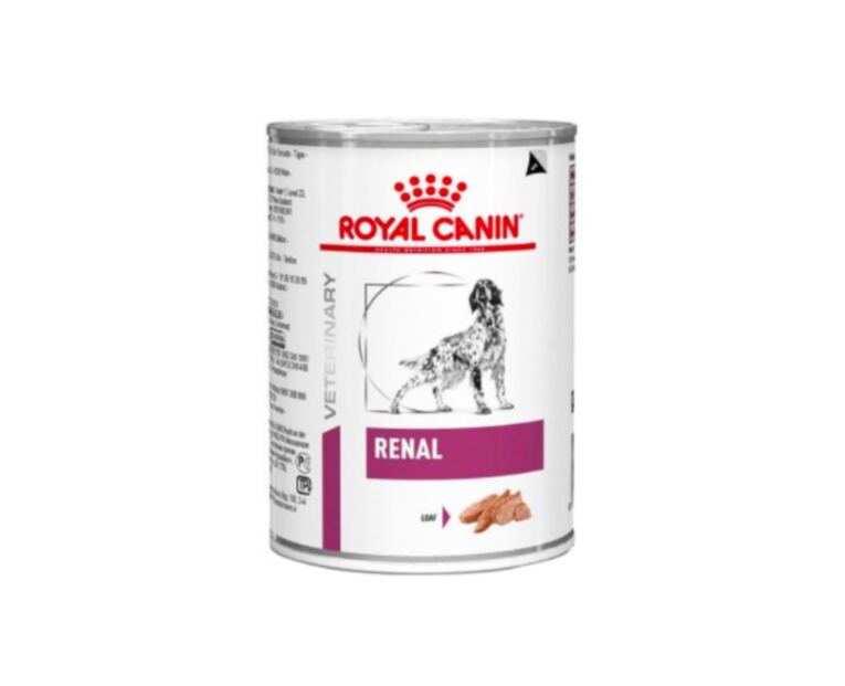 O Royal Canin Renal Wet é indicado para: doença renal crónica (DRC) em cães adultos, prevenção das recidivas de urolitíases que requeiram a alcalinização do pH urinário,