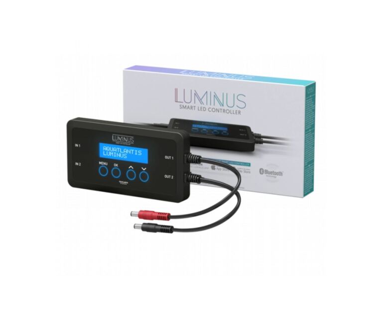 Luminus Smart Controlador LED é um controlador inteligente que lhe dá a possibilidade de controlar suas lâmpadas remotamente através de um aplicativo móvel.
