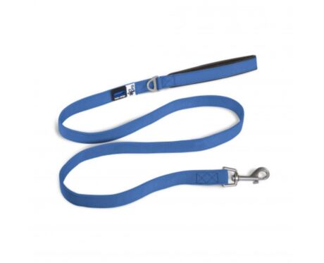 Trela Curli Basic Nylon Azul é uma trela para cães, em nylon e com pega acolchoada.