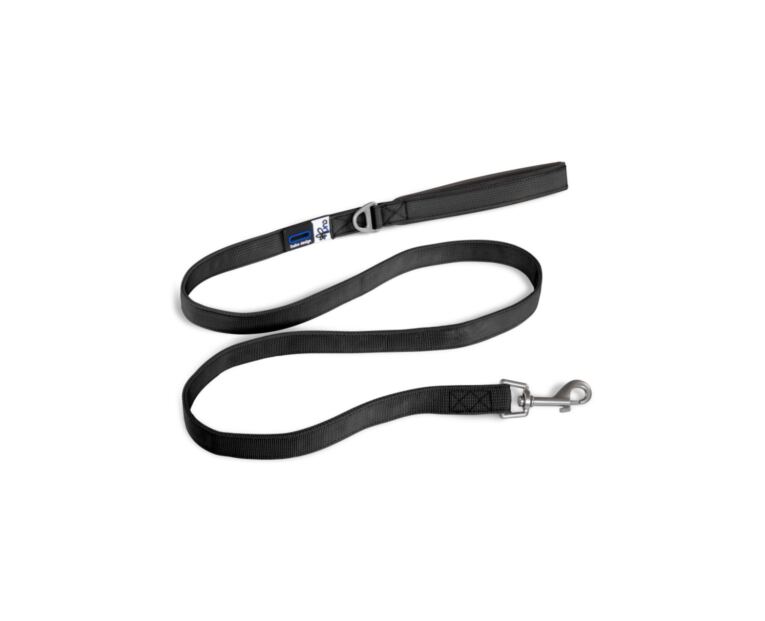Trela Curli Basic Nylon Preta é uma trela para cães, em nylon e com pega acolchoada.