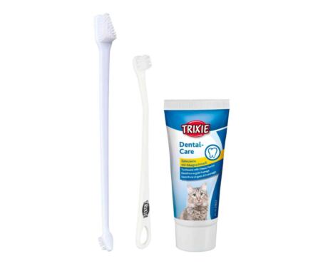 Conjunto Higiene Dentária Gatos Trixie
