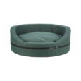 Sofá Oval Citystyle Verde é um acessório ideal para o descanso de cães e gatos.
