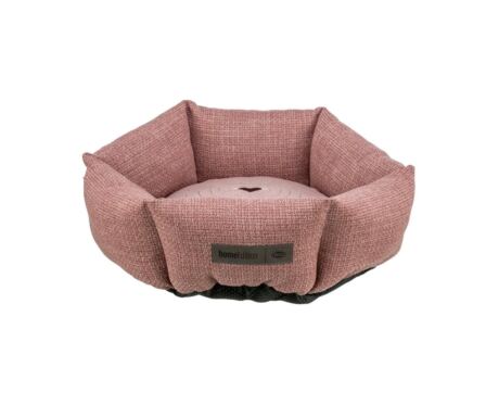 Cama Redonda Viviana Rosa é realmente um acessório perfeito para o descanso de gatos ou cães pequenos.