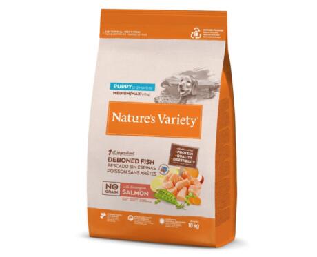 Nature’s Variety No Grain Puppy MediumMaxi Salmão da Noruega 10 kg