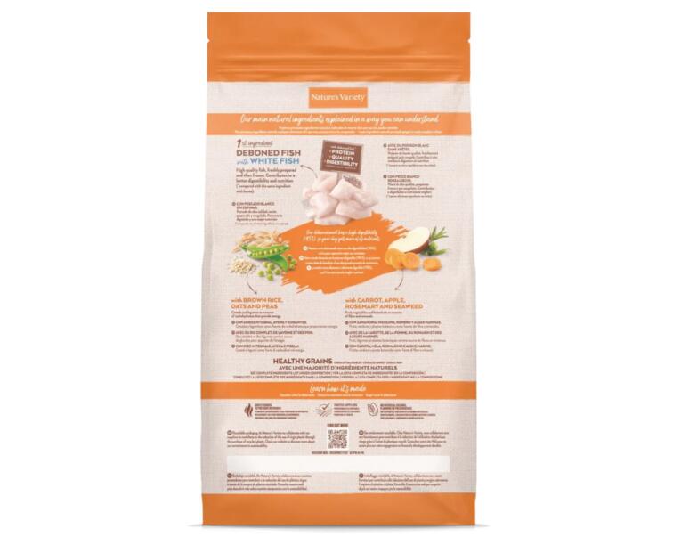 Nature’s Variety Healthy Grains Adult Mini Peixe Branco