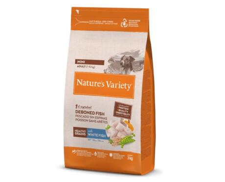 Nature’s Variety Healthy Grains Adult Mini Peixe Branco