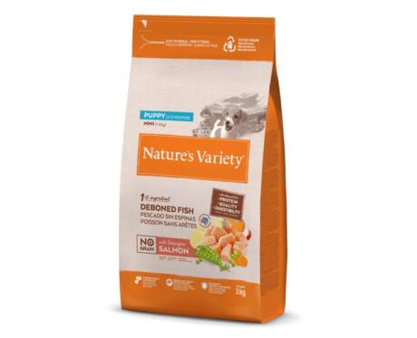 Nature’s Variety No Grain Puppy Mini Salmão da Noruega
