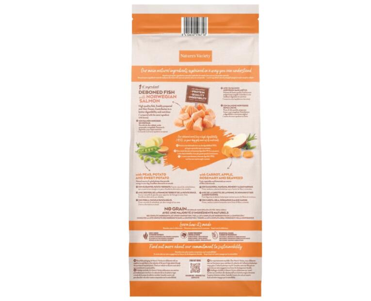 Nature’s Variety No Grain Puppy Medium/Maxi Salmão da Noruega