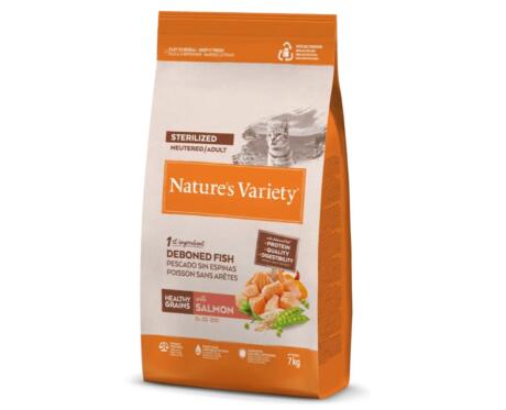 Nature's Variety Healthy Grains Adult Sterilized Salmão