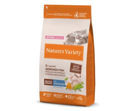 Nature’s Variety Healthy Grains Kitten Peixe Branco