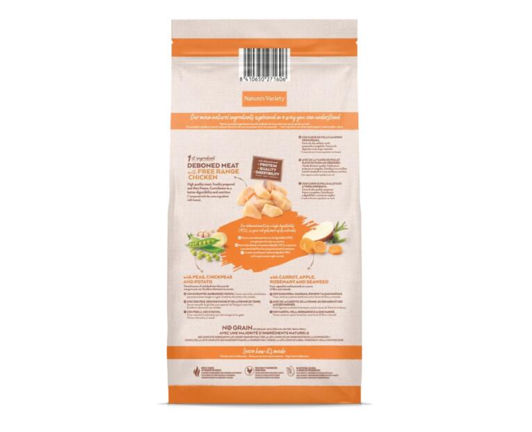 Nature's Variety No Grain Adult Sterilised Frango